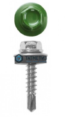 Саморез окраш.кров. 5,5х19 /6002/ светло-зеленый -  магазин крепежа «ТАТМЕТИЗ»