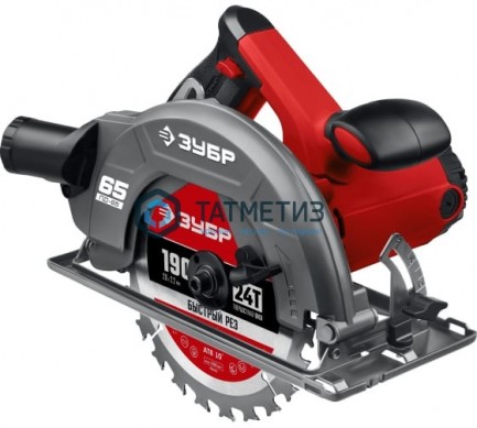 Пила дисковая 190 мм 90°-65 мм, 1600 Вт, ЗУБР | «ТАТМЕТИЗ» Пила дисковая 190 мм 90°-65 мм, 1600 Вт, ЗУБР - магазин крепежа «ТАТМЕТИЗ»