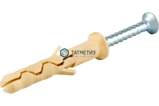 Дюбель-гвоздь 6х60 потай (100 шт/уп) КТ | «ТАТМЕТИЗ» Дюбель-гвоздь 6х60 потай (100 шт/уп) КТ - магазин крепежа «ТАТМЕТИЗ»