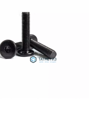 Винт с плоской головкой и внутр 6-гр, оксид 6х 25 | «ТАТМЕТИЗ» Винт с плоской головкой и внутр 6-гр, оксид 6х 25 - магазин крепежа «ТАТМЕТИЗ»