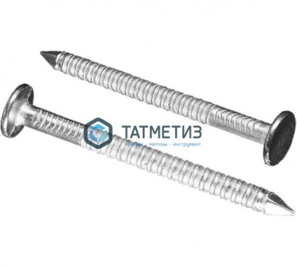Гвозди кровельные цинк с большой гол.3,0*25 (5кг) -  магазин крепежа «ТАТМЕТИЗ»