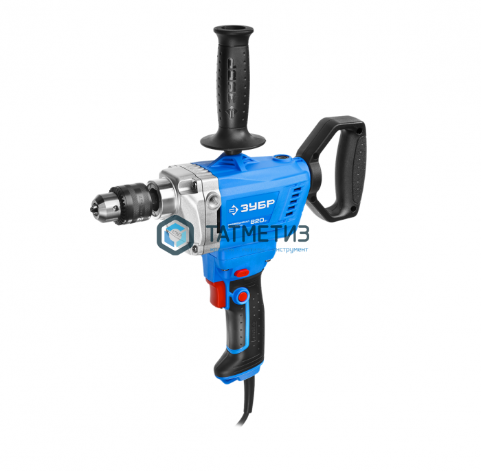 Дрель-миксер реверсивная, ЗУБР Профессионал ЗДМ-820 РМ, 50 Нм, патрон 13 мм, 0-650 об/мин, 820 Вт Дрель-миксер реверсивная, ЗУБР Профессионал ЗДМ-820 РМ, 50 Нм, патрон 13 мм, 0-650 об/мин, 820 Вт