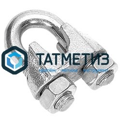 Зажим троса DIN 741 16 (25 шт/уп) F | «ТАТМЕТИЗ» Зажим троса DIN 741 16 (25 шт/уп) F - магазин крепежа «ТАТМЕТИЗ»