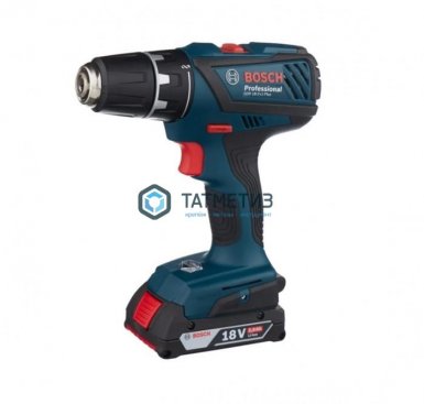 Дрель-шуруповерт аккумуляторная BOSCH GSR 18-2-LI Plus, 2 акк 2.0 Ач,ЗУ -  магазин крепежа «ТАТМЕТИЗ»