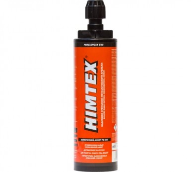 Хим. анкер HIMTEX PURE EPOXY 500 385 мл эпокс. смола для тяжелых нагрузок + 1 насадка -  магазин крепежа «ТАТМЕТИЗ»