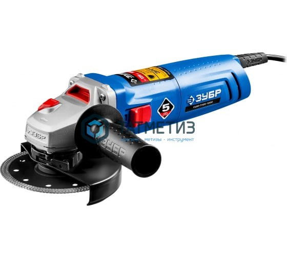 УШМ ЗУБР 125 мм, 1000 Вт, серия Профессионал УШМ ЗУБР 125 мм, 1000 Вт, серия Профессионал