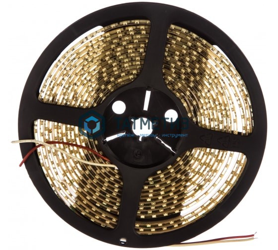 Лента GAUSS LED 3528 120-SMD 9.6W 12V DC теплый IP66 (5 метров) Лента GAUSS LED 3528 120-SMD 9.6W 12V DC теплый IP66 (5 метров)