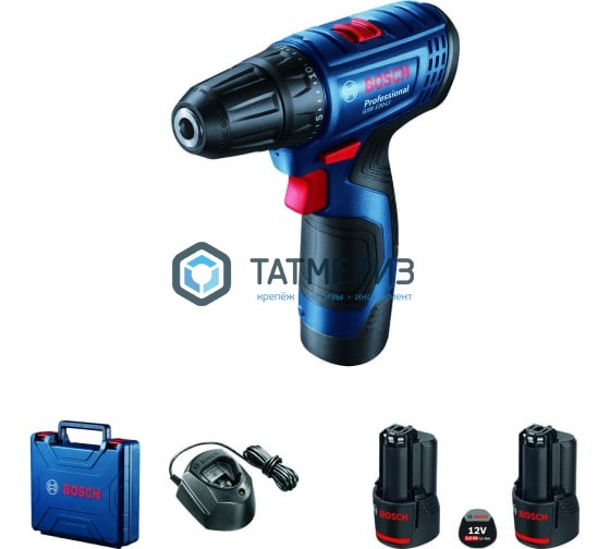 Дрель-шуруповерт аккумуляторная Bosch GSR 120-LI,2x2.0 Ач+оснастка Дрель-шуруповерт аккумуляторная Bosch GSR 120-LI,2x2.0 Ач+оснастка