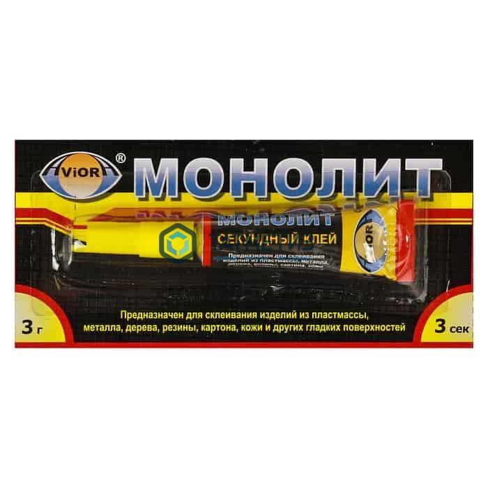 Клей Монолит ГЕЛЬ секундный 3 г/12 AVIORA Клей Монолит ГЕЛЬ секундный 3 г/12 AVIORA