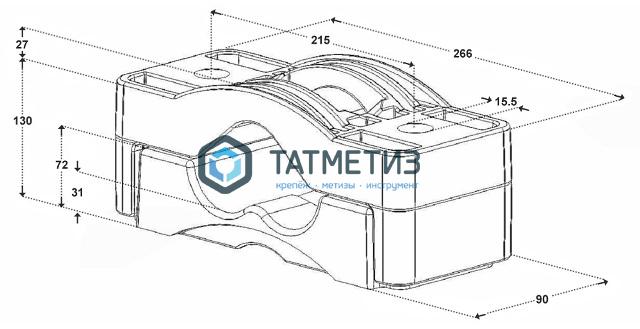 Хомуты для крепления «треугольником» Dutchclamp Triple 69-90 Хомуты для крепления «треугольником» Dutchclamp Triple 69-90