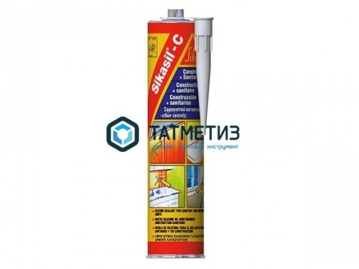 Герметик силиконовый Sikasil-C нейтральный санитарный прозрачный 300 мл 12 | «ТАТМЕТИЗ» Герметик силиконовый Sikasil-C нейтральный санитарный прозрачный 300 мл 12 - магазин крепежа «ТАТМЕТИЗ»