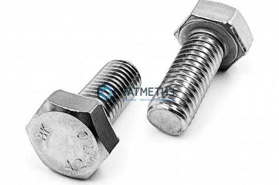 Болт М24 х100 DIN 933 А2 нержавейка | «ТАТМЕТИЗ» Болт М24 х100 DIN 933 А2 нержавейка - магазин крепежа «ТАТМЕТИЗ»