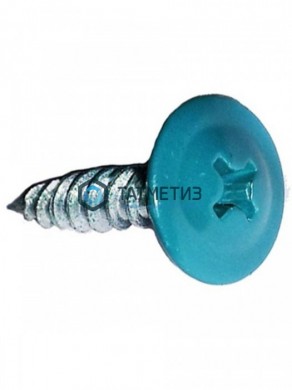 Саморез п/ш сверло 4,2x16 RAL 5021 | «ТАТМЕТИЗ» Саморез п/ш сверло 4,2x16 RAL 5021 - магазин крепежа «ТАТМЕТИЗ»