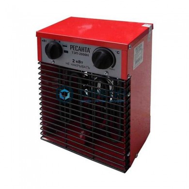 Тепловая электрическая пушка ТЭП-2000Н (компактная) Ресанта | «ТАТМЕТИЗ» Тепловая электрическая пушка ТЭП-2000Н (компактная) Ресанта - магазин крепежа «ТАТМЕТИЗ»