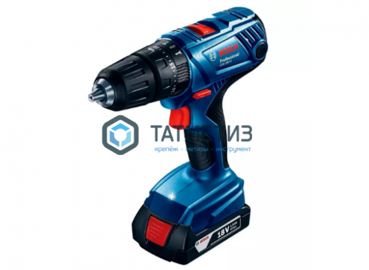 Дрель-шуруповерт аккумуляторная Bosch GSB 180-LI 2x2,0 Ач | «ТАТМЕТИЗ» Дрель-шуруповерт аккумуляторная Bosch GSB 180-LI 2x2,0 Ач - магазин крепежа «ТАТМЕТИЗ»