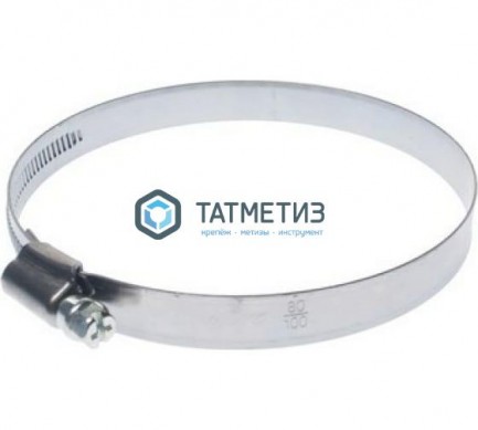 Хомут винтовой Ф80-100/ нерж А2 | «ТАТМЕТИЗ» Хомут винтовой Ф80-100/ нерж А2 - магазин крепежа «ТАТМЕТИЗ»