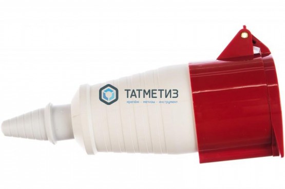Розетка кабельная 380В, 32А 3Р+N+Е IP44 переносная | «ТАТМЕТИЗ» Розетка кабельная 380В, 32А 3Р+N+Е IP44 переносная - магазин крепежа «ТАТМЕТИЗ»