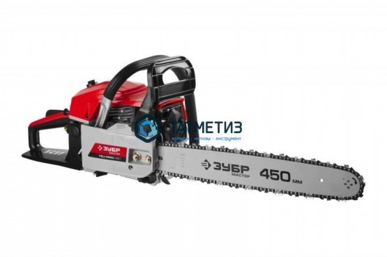 Пила цепная бензиновая, ЗУБР, хромир. цилиндр, праймер, 54,6 см3 (2,1 кВт), шина 45 см, 11500 об/мин -  магазин крепежа «ТАТМЕТИЗ»