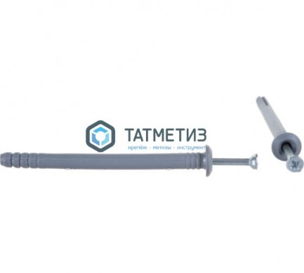 Дюбель-гвоздь 6х80 гриб (100 шт уп) ТК -  магазин крепежа «ТАТМЕТИЗ»