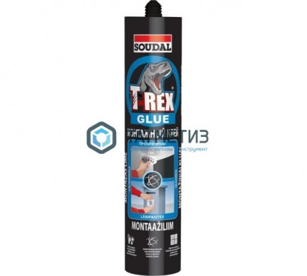 Клей монтажный T-REX "Прозрачный" blue 310 мл 12 -  магазин крепежа «ТАТМЕТИЗ»