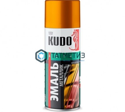 Краска аэроз. KUDO 520 мл. №1028 МЕТАЛЛИК ЗОЛОТО | «ТАТМЕТИЗ» Краска аэроз. KUDO 520 мл. №1028 МЕТАЛЛИК ЗОЛОТО - магазин крепежа «ТАТМЕТИЗ»