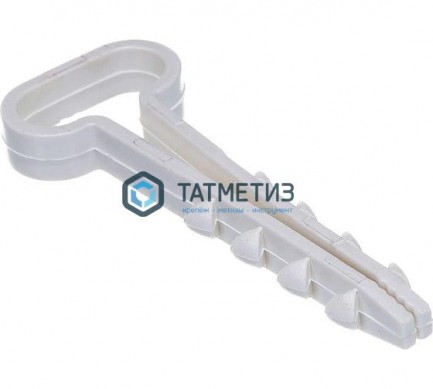 Дюбель-хомут для кабеля нейлон 6х14 бел. под плоский (100 шт/уп) | «ТАТМЕТИЗ» Дюбель-хомут для кабеля нейлон 6х14 бел. под плоский (100 шт/уп) - магазин крепежа «ТАТМЕТИЗ»