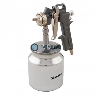 Краскораспылитель пневмат. с нижним бачком V=0,75 л, сопла диаметром 1.2, 1.5 и 1.8 мм// Matrix | «ТАТМЕТИЗ» Краскораспылитель пневмат. с нижним бачком V=0,75 л, сопла диаметром 1.2, 1.5 и 1.8 мм// Matrix - магазин крепежа «ТАТМЕТИЗ»