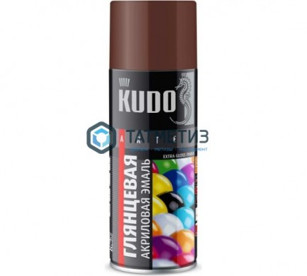 Краска аэроз. KUDO 520 мл. №1024 КРАСНО-КОРИЧНЕВАЯ RAL 8012 | «ТАТМЕТИЗ» Краска аэроз. KUDO 520 мл. №1024 КРАСНО-КОРИЧНЕВАЯ RAL 8012 - магазин крепежа «ТАТМЕТИЗ»