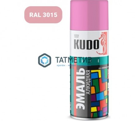 Краска аэроз. KUDO 520 мл. №1014 РОЗОВАЯ RAL 3015 | «ТАТМЕТИЗ» Краска аэроз. KUDO 520 мл. №1014 РОЗОВАЯ RAL 3015 - магазин крепежа «ТАТМЕТИЗ»