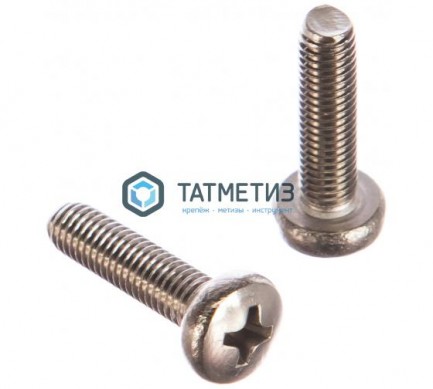 Винт п/ц DIN 7985 оц 6х 25  (уп 25кг / 3800 шт)* -  магазин крепежа «ТАТМЕТИЗ»