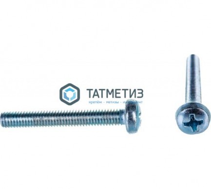 Винт п/ц DIN 7985 оц 4х40   (4500 шт/уп) R -  магазин крепежа «ТАТМЕТИЗ»
