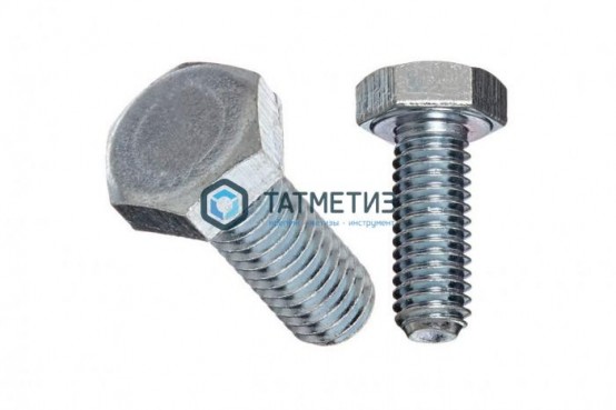 Болт М20 х130 КП 8.8 ГОСТ 7805-70 оц. (упак 20 кг / 54 шт) ММЗ -  магазин крепежа «ТАТМЕТИЗ»