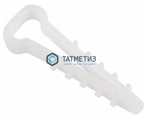 Дюбель-хомут для кабеля нейлон 6х12 бел. под плоский (100 шт/уп) | «ТАТМЕТИЗ» Дюбель-хомут для кабеля нейлон 6х12 бел. под плоский (100 шт/уп) - магазин крепежа «ТАТМЕТИЗ»