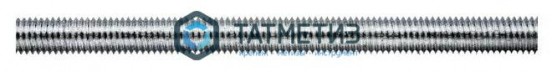 Шпилька резьбовая оц М27х1000  (5 шт/уп) МС -  магазин крепежа «ТАТМЕТИЗ»